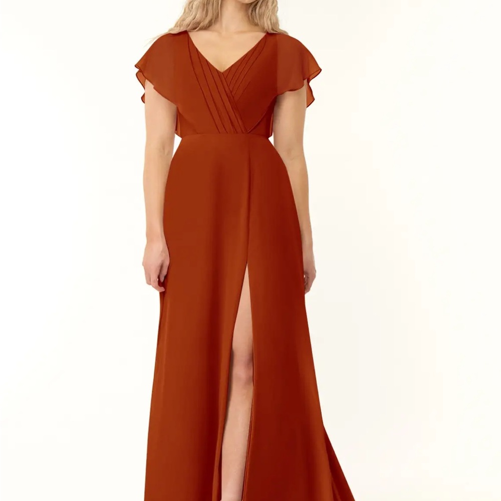 Azazie Rylee Dress in Paprika